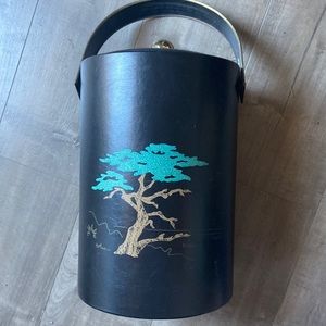 Retro 60s Mid Century Modern from Couroc Unique Large Ice Bucket - Collectible!